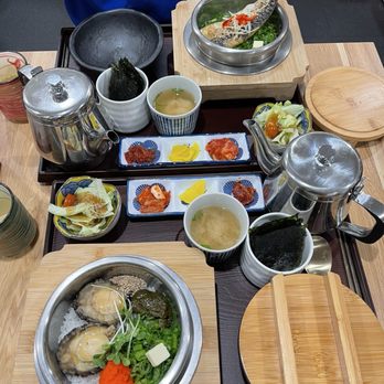 Damsot - Mackerel pot rice and abalone pot rice. - Korean Near Me - Los Angeles, California