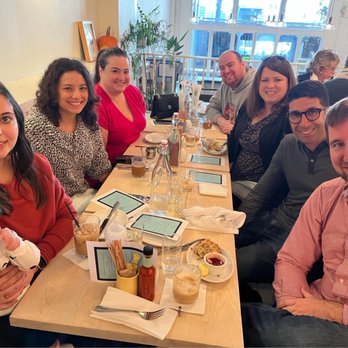 Egg Shop - Just half of our large group. - Breakfast & Brunch Near Me - Brooklyn, New York