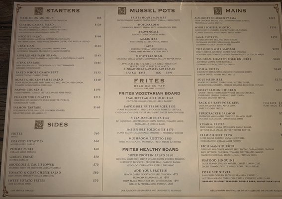Menu photo 4 Frites Belgium On Tap Hong Kong, HK