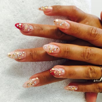 Diva Nails - Swavroski diamonds. Reasonable price. I'm in love with my nails. Definitely come back. - Skin Care Near Me - Hawaiian Gardens, California