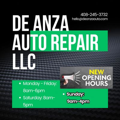 DE ANZA AUTO REPAIR Updated July - L