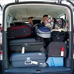 Bip Taxi Hendaye - Beaucoup de bagages.