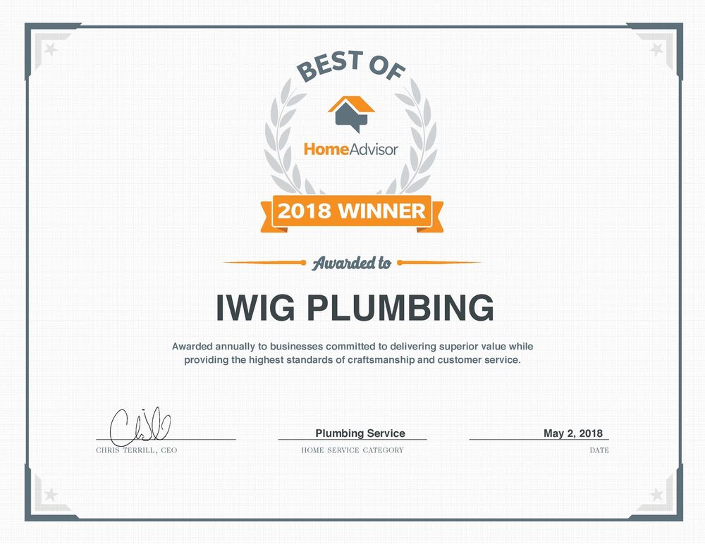 Slide of Iwig Plumbing