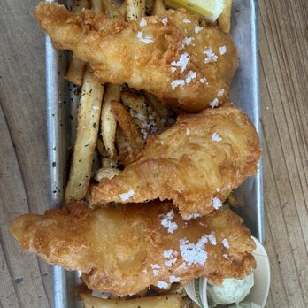 Hook Fish at Proof Lab Beer Garden - Fish and Chips - Seafood Near Me - Mill Valley, California