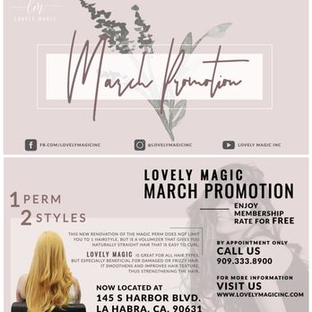 Lovely Magic Academy - MARCH PROMOTION : follow us on social media or subscribe to our YouTube channel and get Lovely Magic for the membership price !! - Hair Stylists Near Me - La Habra, California Lovely Magic Academy - MARCH PROMOTION : follow us on social media or subscribe to our YouTube channel and get Lovely Magic for the membership price !! - Hair Stylists Near Me - La Habra, California