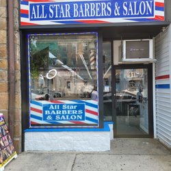 All Star Barbers & Salon - The front of the barbershop