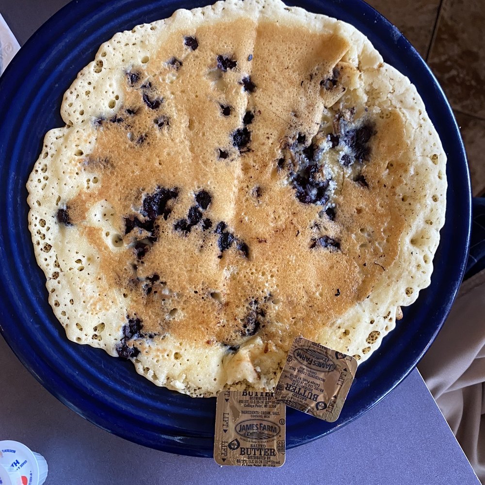 The Pantry - Size of 1 blueberry pancake - Breakfast & Brunch Near Me - New Haven, Connecticut The Pantry - Size of 1 blueberry pancake - Breakfast & Brunch Near Me - New Haven, Connecticut