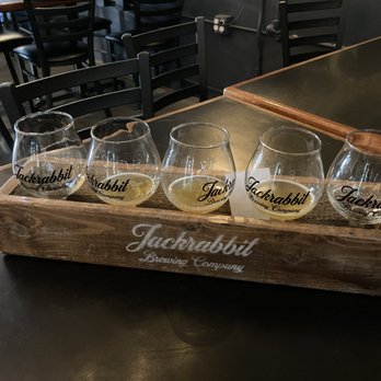 Jackrabbit Brewing Company - Our flight. - Breweries Near Me - West Sacramento, California Jackrabbit Brewing Company - Our flight. - Breweries Near Me - West Sacramento, California