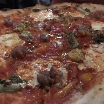 Nicky's Coal Fired - Sausage and fennel $16 - Pizza Near Me - Nashville, Tennessee
