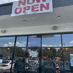 Exterior outside entrance of Best Bagel Shop - Store front 3833 Richmond Ave Houston, Houston TX 77027 United States - Houston, Texas Exterior outside entrance of Best Bagel Shop - Store front 3833 Richmond Ave Houston, Houston TX 77027 United States - Houston, Texas