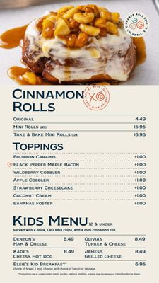 Menu photo 3 Cinnamon Roll Deli Lexington, SC Menu photo 3 Cinnamon Roll Deli Lexington, SC