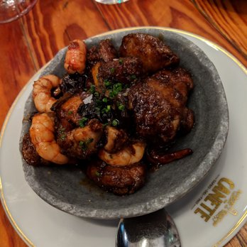 Cañete - Veal sweetbreads with prawns - Tapas/Small Plates Near Me - Barcelona, B Cañete - Veal sweetbreads with prawns - Tapas/Small Plates Near Me - Barcelona, B