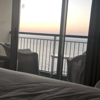Hampton Inn & Suites Myrtle Beach/Oceanfront - Incredible view of the sunrise and ocean from my bed - Hotels Near Me - Myrtle Beach, South Carolina Hampton Inn & Suites Myrtle Beach/Oceanfront - Incredible view of the sunrise and ocean from my bed - Hotels Near Me - Myrtle Beach, South Carolina