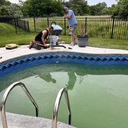 Cabana j’s pool service - Pool that won't maintain levels because of shotty workmanship by installer. Confirmed by the amount of water found underneath the concrete.