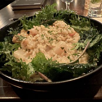 Siempre Algo - Shrimp and scallop risotto. - New American Near Me - Pittsburgh, Pennsylvania