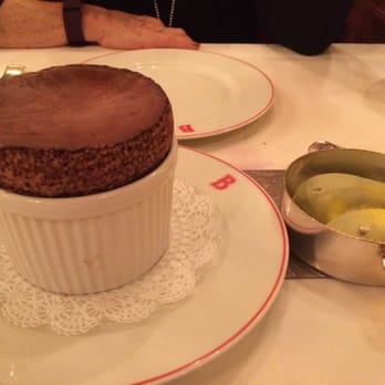 Benoit - Yummy chocolate mousse with pistachio icecream - French Near Me - New York, New York