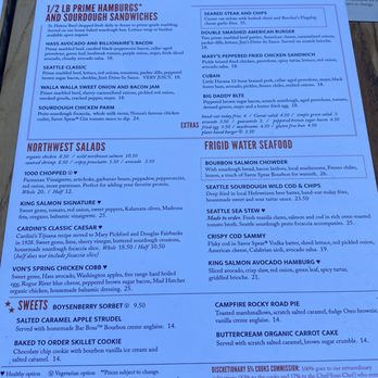 Von's 1000Spirits - Menu as of 05/2024 - New American Near Me - Seattle, Washington Von's 1000Spirits - Menu as of 05/2024 - New American Near Me - Seattle, Washington