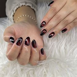 Oasis Nails & Day Spa - Hard gel, with cat eye