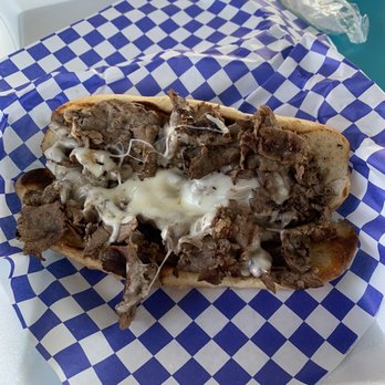 V9 Eats - The Cheesesteak sandwich (not a Philly but still fantastic). - New American Near Me - St. Petersburg, Florida V9 Eats - The Cheesesteak sandwich (not a Philly but still fantastic). - New American Near Me - St. Petersburg, Florida