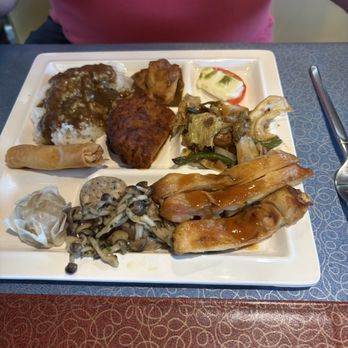 Okinawa Asian Cuisine - Just a sample of the food!  So good - Asian Fusion Near Me - Arlington, Texas