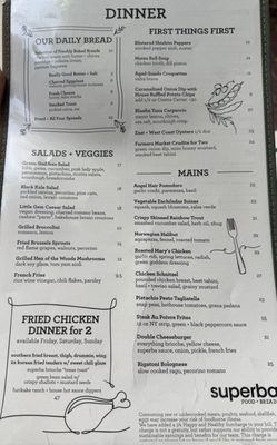 Menu photo 1 Superba Food + Bread Hollywood Los Angeles, CA Menu photo 1 Superba Food + Bread Hollywood Los Angeles, CA