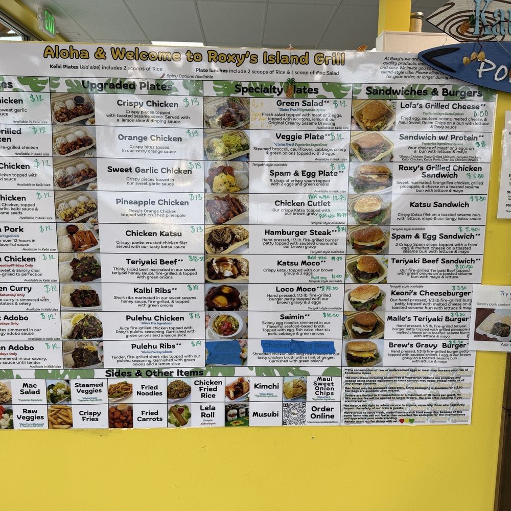 Roxy's Island Grill - Menu - Barbeque Near Me - Newberg, Oregon Roxy's Island Grill - Menu - Barbeque Near Me - Newberg, Oregon