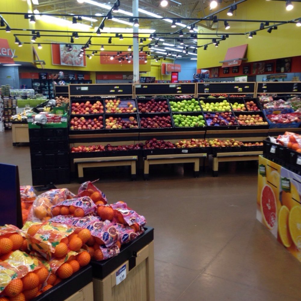 Big produce section Big produce section