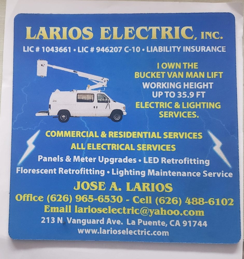 Slide of Larios Electric