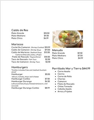 Menu photo 7 Taqueria Durango Restaurant Blue Island, IL Menu photo 7 Taqueria Durango Restaurant Blue Island, IL