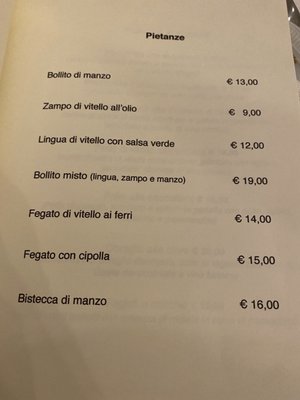 Menu photo 3 Checchino dal 1887 Rome, RM