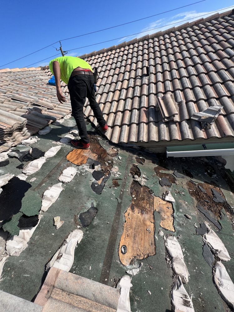 Slide of V & A Roofing