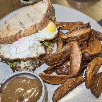 The Prewitt - Breakfast Sammie with the breakfast potatoes - Steakhouses Near Me - Plainfield, Indiana The Prewitt - Breakfast Sammie with the breakfast potatoes - Steakhouses Near Me - Plainfield, Indiana
