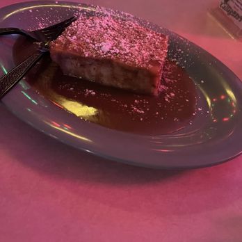 Callaghan's Irish Social Club - Bread pudding with a smooth sweet bourbon sauce - Burgers Near Me - Mobile, Alabama Callaghan's Irish Social Club - Bread pudding with a smooth sweet bourbon sauce - Burgers Near Me - Mobile, Alabama