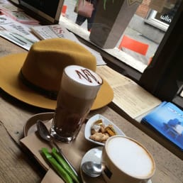 Mocha latte and a cappuccino. :)