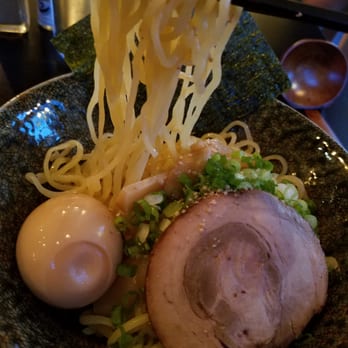 Yoroshiku - Tsukemen in action - Ramen Near Me - Seattle, Washington