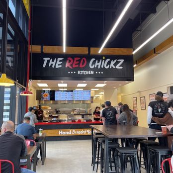 The Red Chickz - Entry way inside - Chicken Shop Near Me - Carlsbad, California