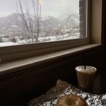 Kaffe Mercantile - Chia Latte, Bagel and Cream Cheese - Coffee & Tea Near Me - Ogden, Utah Kaffe Mercantile - Chia Latte, Bagel and Cream Cheese - Coffee & Tea Near Me - Ogden, Utah