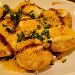 Dahi sev poori Dahi sev poori