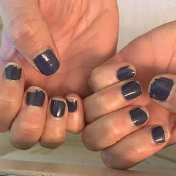 Crystal Nails Salon and Spa - Bad chewed up rushed manicure - Nail Salons Near Me - Silverdale, Washington Crystal Nails Salon and Spa - Bad chewed up rushed manicure - Nail Salons Near Me - Silverdale, Washington