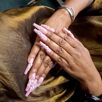 Queen Nails And Lashes - Current set done by Ella! - Nail Salons Near Me - Long Beach, California