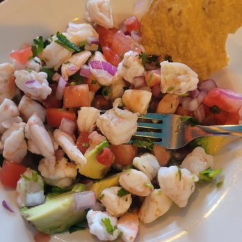 The Golden Bite - Ceviche camerones "cooked" with tequila - wow! Very tasty! - Seafood Near Me - Fairburn, Georgia