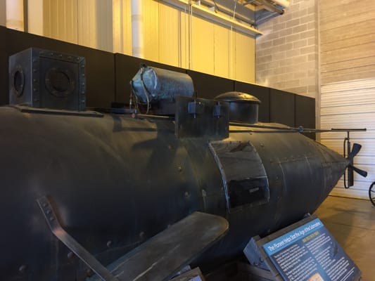 C.S.S. H.L. Hunley Submarine by null