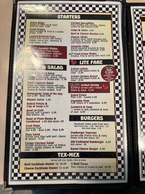 Menu photo 1 Lindy's Restaurant Dallas, TX Menu photo 1 Lindy's Restaurant Dallas, TX