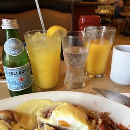 Don't forget Pellegrino & Orange juice Don't forget Pellegrino & Orange juice