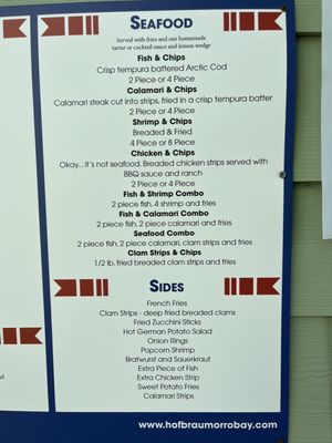 Menu photo 3 Hofbrau Morro Bay, CA