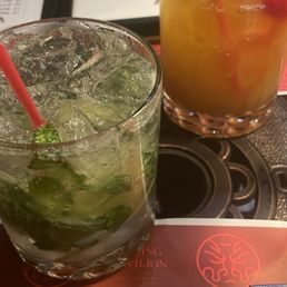 Virgin mojito and virgin mai tai Virgin mojito and virgin mai tai