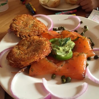 Speisekammer - Potato pancakes and lox - German Near Me - Alameda, California Speisekammer - Potato pancakes and lox - German Near Me - Alameda, California