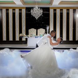 LZ Bridal - Added a bustle for the first dance