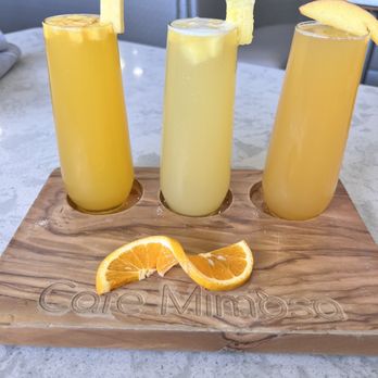 Cafe Mimosa - Mango, Pineapple, and Peach Mimosa Sampler - Breakfast & Brunch Near Me - Santa Rosa, California Cafe Mimosa - Mango, Pineapple, and Peach Mimosa Sampler - Breakfast & Brunch Near Me - Santa Rosa, California