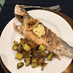 Dee'licious Kitchen - Branzino with Pesto Potatoes...ABSOLUTELY Dee'Licious!